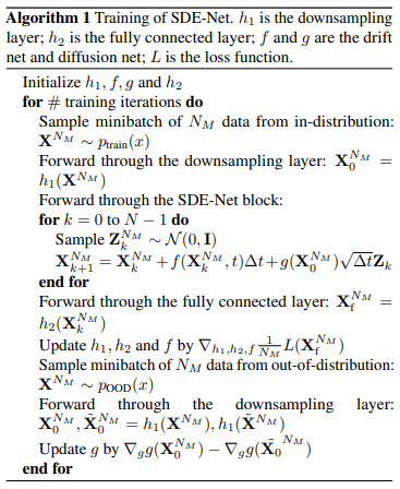 SDE-Net Training